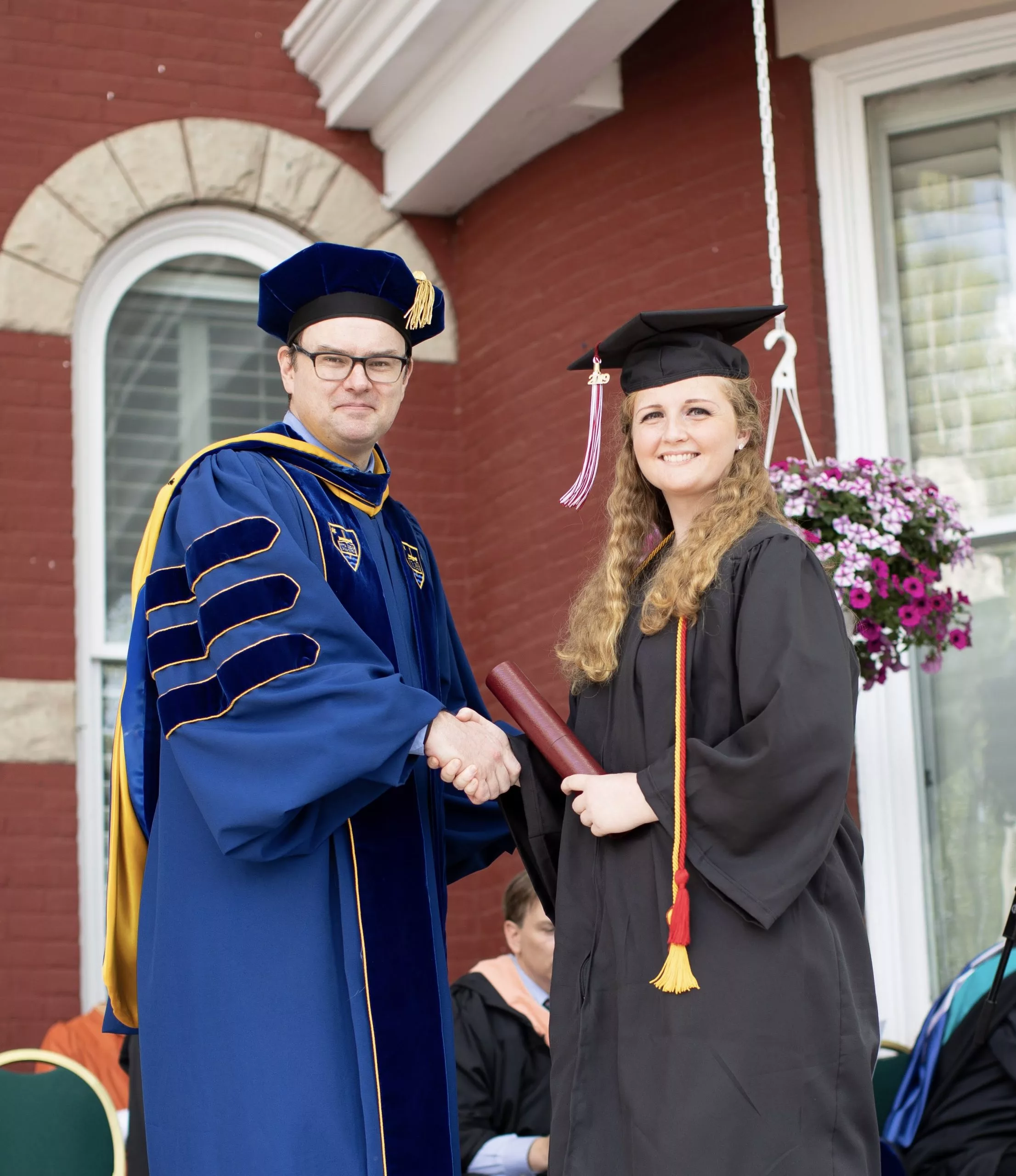 Alumna Krislee Twiner at graduation.