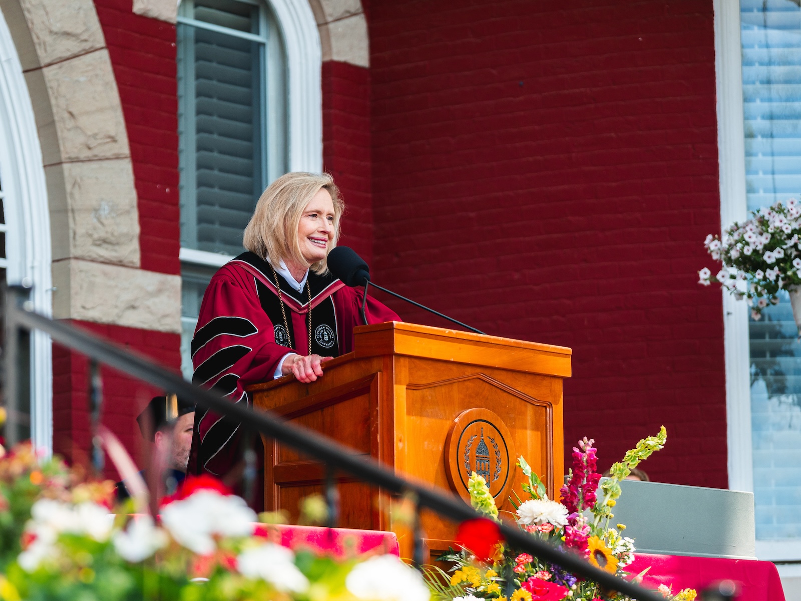 President Bonnie H. Cordon at the 2024 Commencement Ceremonies.