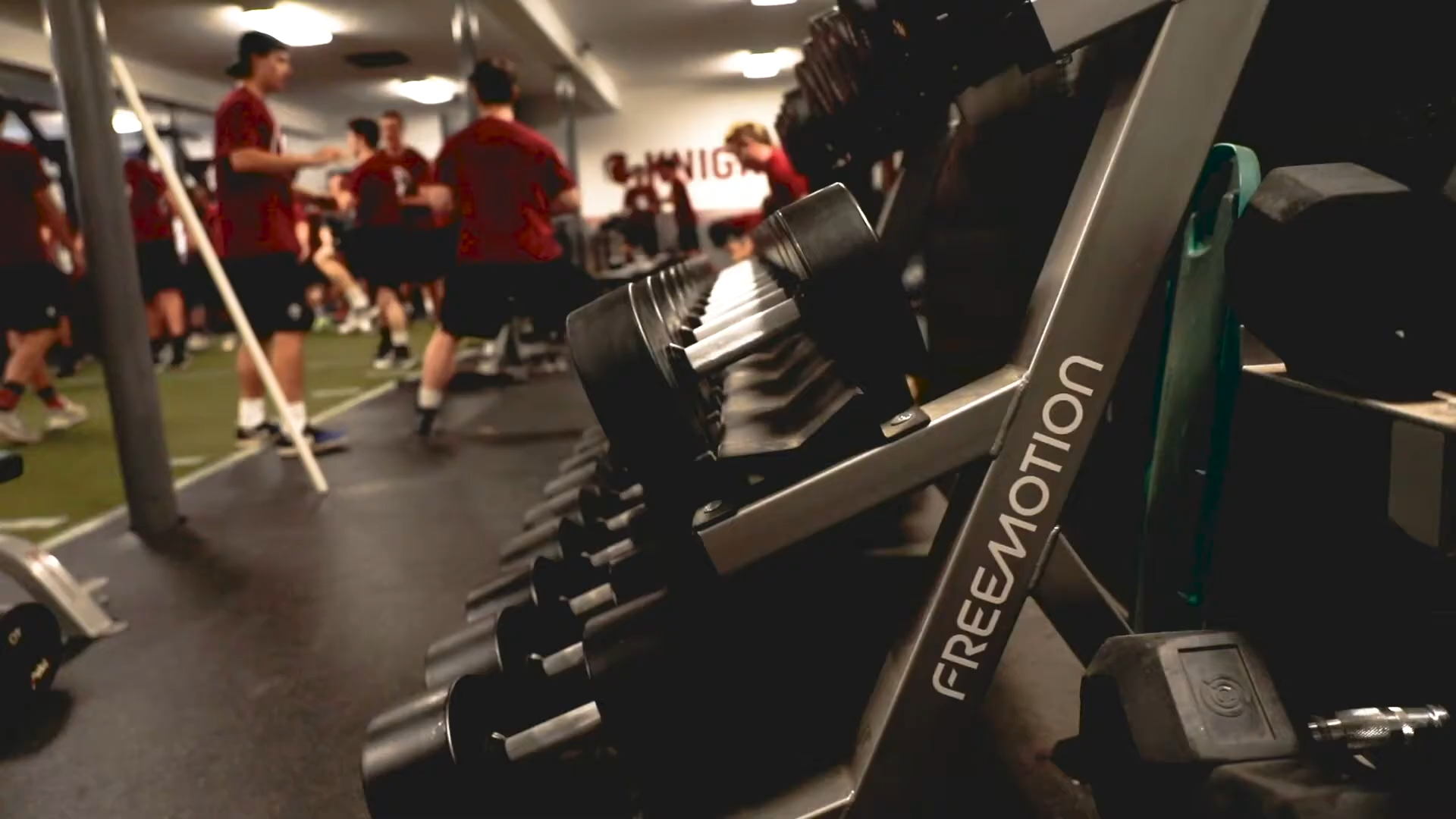 SVU Gym with SVU students in the background